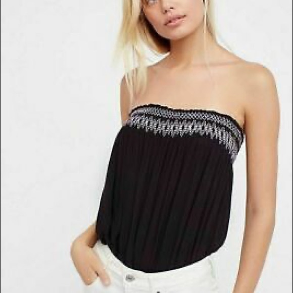 Intimately Free People Smocked Tubes On BodysuitL - Picture 3 of 6